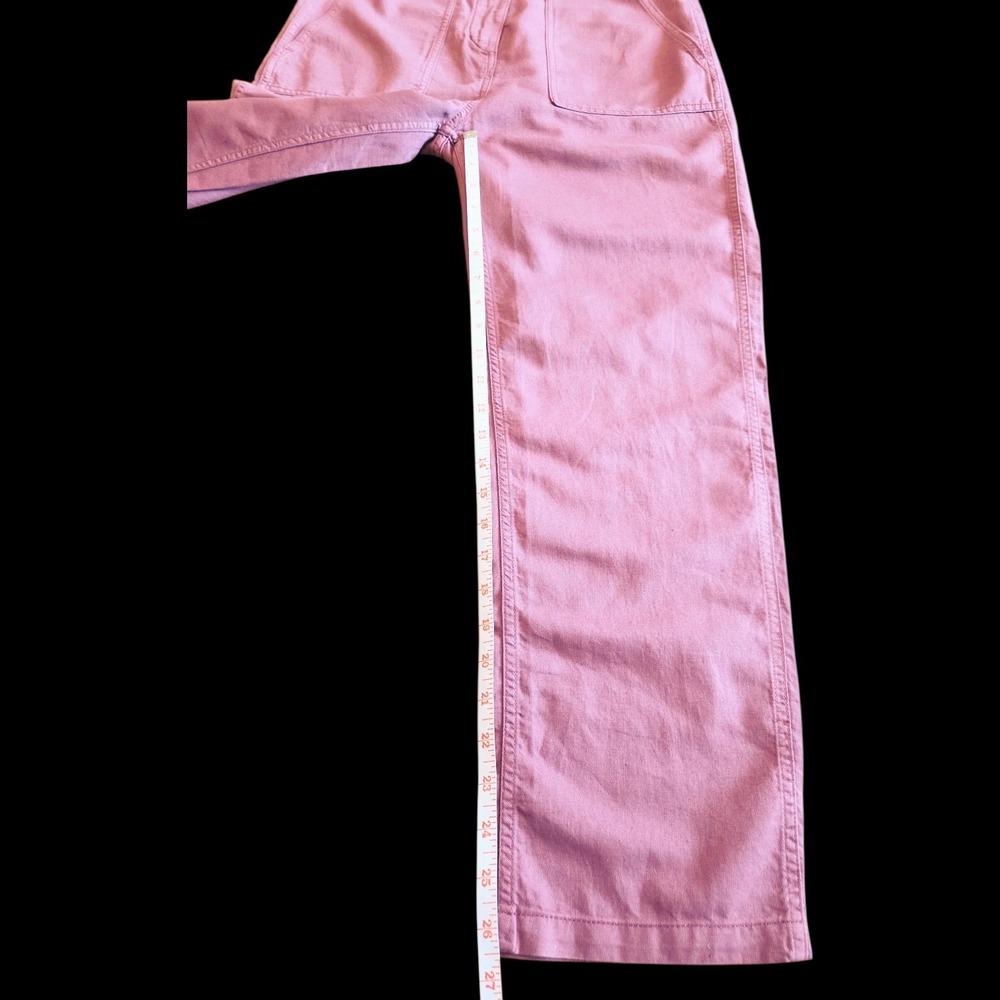 Outerknown‎ NWT Station Jumpsuit XS Dusty Pink Rose Organic Cotton Linen - Picture 12 of 13